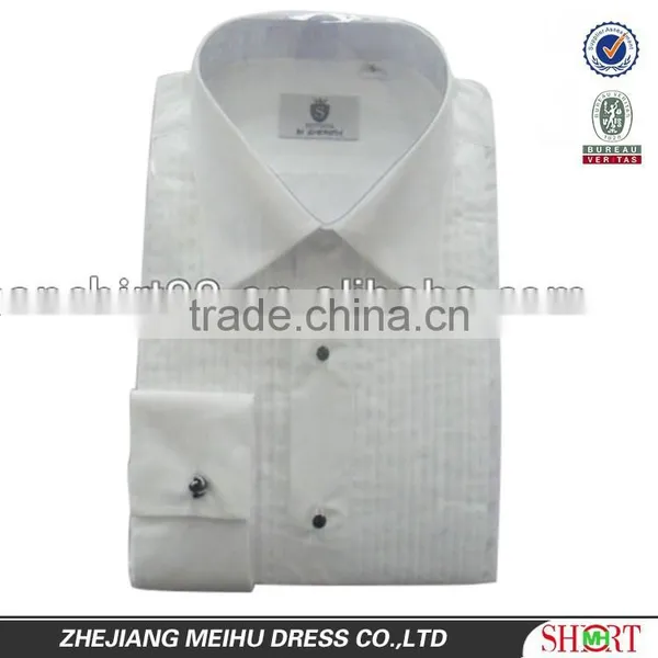 2016 Men's Lay Down Collar Wedding Tuxedo Shirts