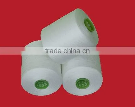 100% Spun Polyester Raw White Sewing Thread photo-2