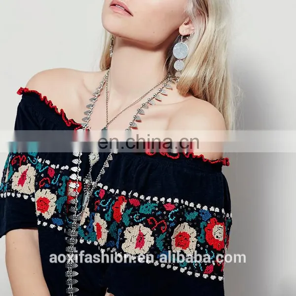 OEM Service Supply Type Short Sleeve Tshirt Embroidery Women Summer Cotton T-shirts photo-4