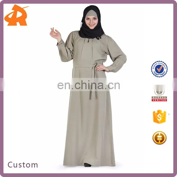 New Design Khaki Abaya Fabric,latest Abaya Designs With Belt,women Abaya Turkey
