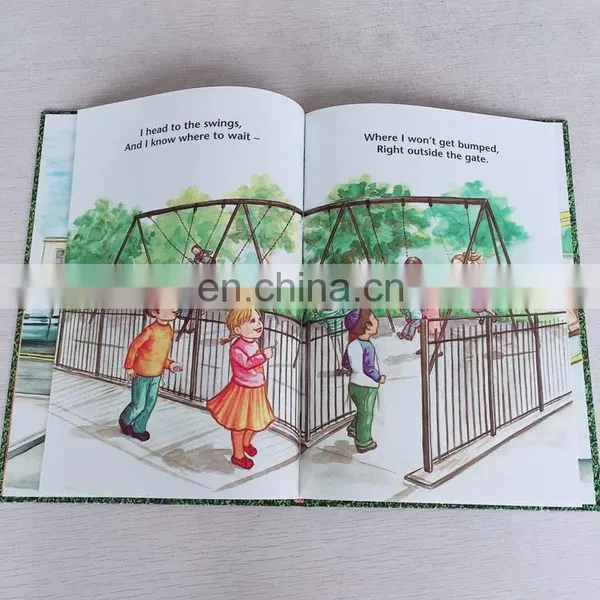 China Manufacture Hardcover Art Paper Colorful Story Book With Ribbon Cheap Price photo-3