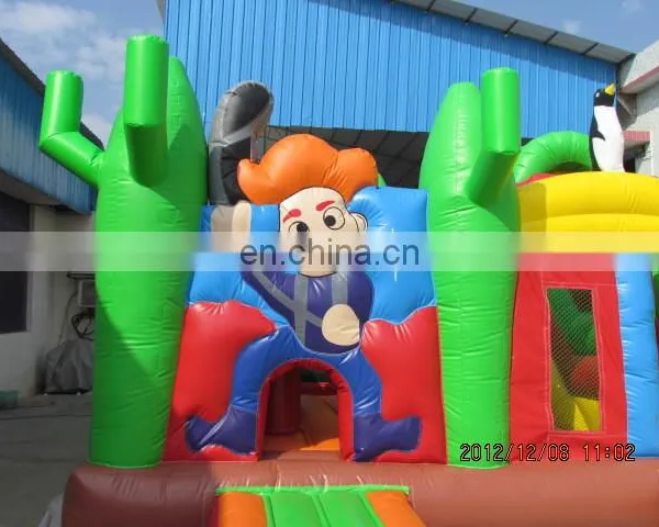 Attractive Inflatable Jungle Bouncy Castle With Slide ,inflable Bouner/inflatable Combo photo-6