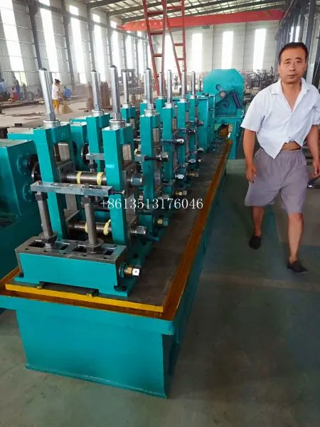 ERW High Frequency Straight Seam Carbon Steel Tube Making Machine photo-5