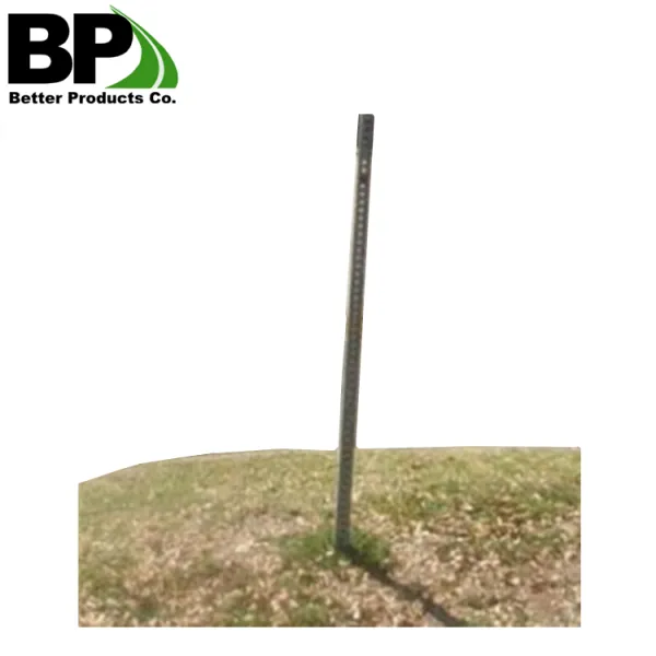 All Kinds of Colors Powder Coated Perforative Metal Square Tube Sign Post photo-4