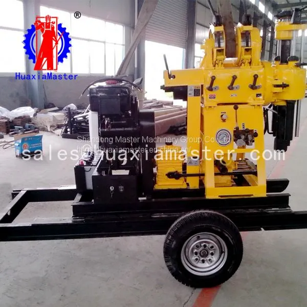 Huaxiamaster Hot Sale XYX-200 Wheeled Hydraulic Water Well Drilling Rig Hydraulic Cylinder for Drilling Rig photo-3