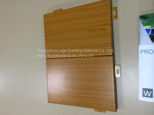 2.0mm Profiled Aluminum Veneer Environmentally Friendly Plaza photo-3