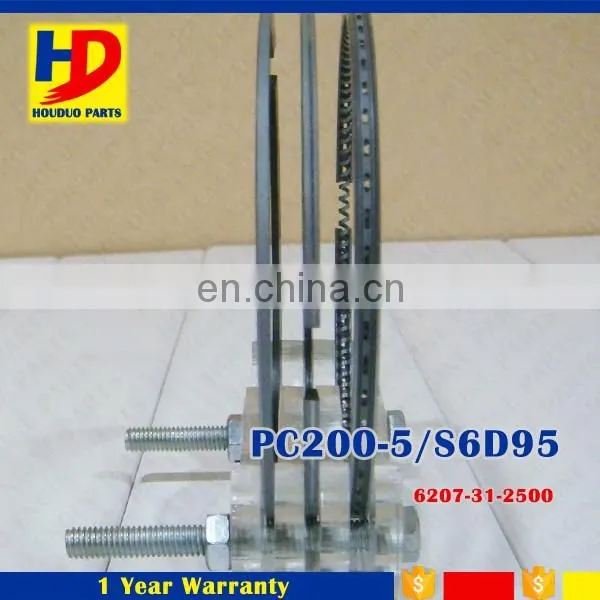 Excavator PC200-5 Diesel Engine 6D95 Piston Ring 6207-31-2500 S6D95 photo-3