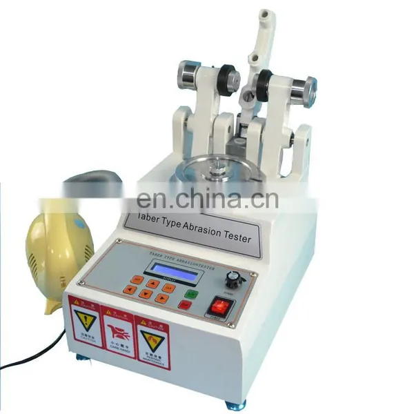 Factory Price Taber Abrasion Resistance Testing Machine/tester/ Wear Test Equipment for Leather Rubber Tire and Glass photo-2