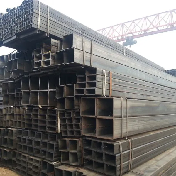 Low Price Black Pipe Steel Tube in Square/Rectangular Shape Hollow Section on Sale photo-4