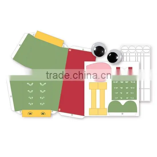Make Your Own Paper Craft DIY Crocodile Animal Puppet Kit photo-3