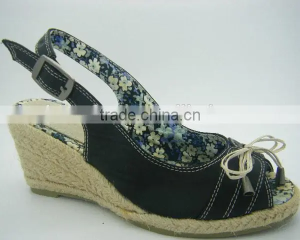 2016 High Heel Wedges Espadrille Women's Casual Shoes photo-2