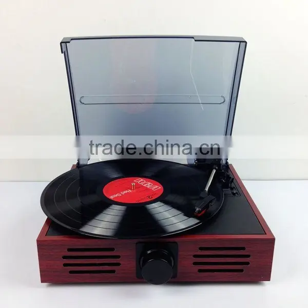Classic Vintage Design!!! Simple Turntable& Vinyl Record LP photo-3