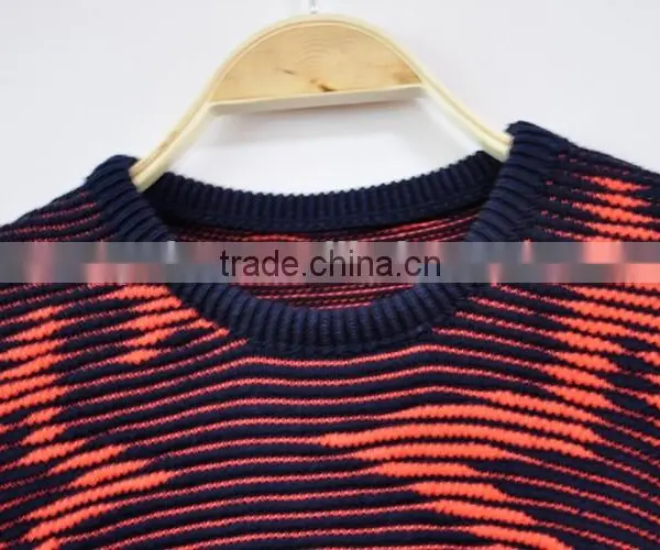 Women Clothing Colourful Mottled Pullover Blended Women Knitted Sweater photo-3