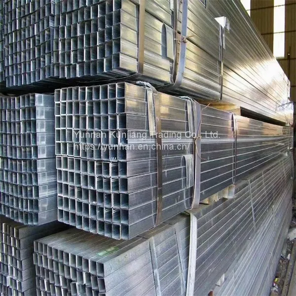 Yunnan Q235 Square Tube Wholesale Hot Dip Galvanized Square Tube 40 * 80 * 3 Square Tube Kunming Sales Square Tube photo-2