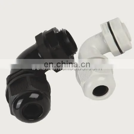 Supply Customized Cheap Waterproof Pg Spiral Strain Relief 90 Degree Elbow Cable Gland Connector IP68 Nylon BEISIT/OEM M1207SR-2 photo-5