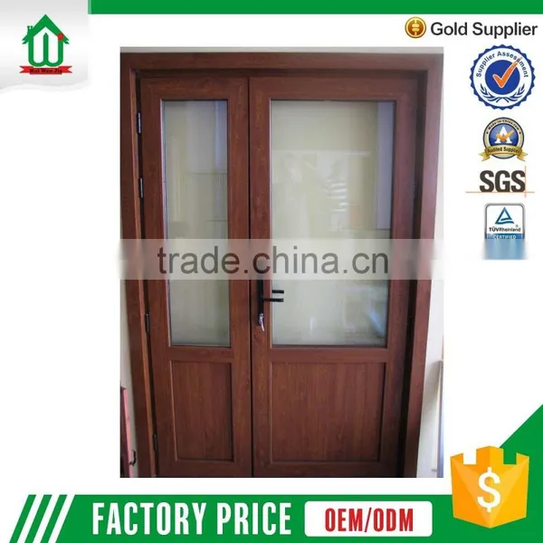 60 Series PVC Double Glass Interior Pvc Door photo-2