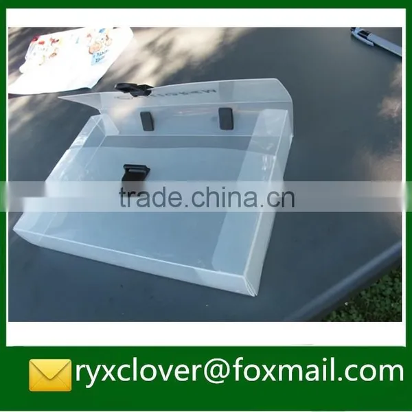 PP Plastic Customized Color/logo A4 Size Handle Document Bag photo-3
