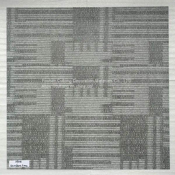 Back Dry PVC Floor Block Plastic Floor Tile Marble Floor Refurbished Straight Paving Stone Plastic Floor Carpet Pattern photo-3