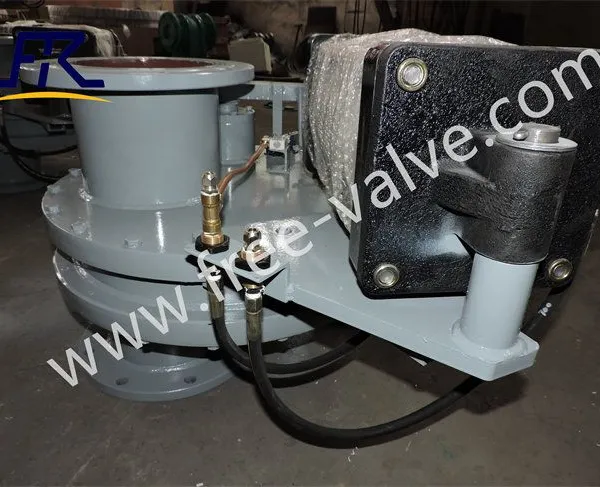 Pneumatic Tungsten Carbide Rotary Double Disc Gate Valve FRXZ644Y photo-2
