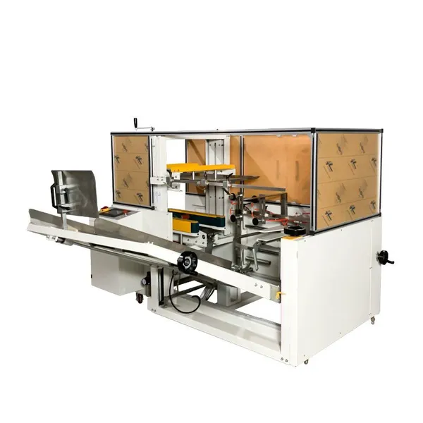 Beverage Suppliesfold Bottom Sealing Machine Back Cover Forming Unpacking er photo-3