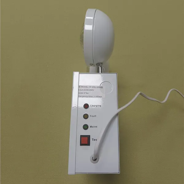 2×3W Wall Mounted Battery Backup Dual Head Twin Spot LED Emergency Light photo-4