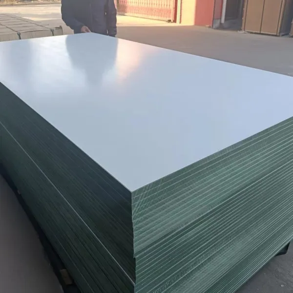 Top Quality 18mm Melamine MDF in Warm White Color for Kitchen Cabinet photo-2