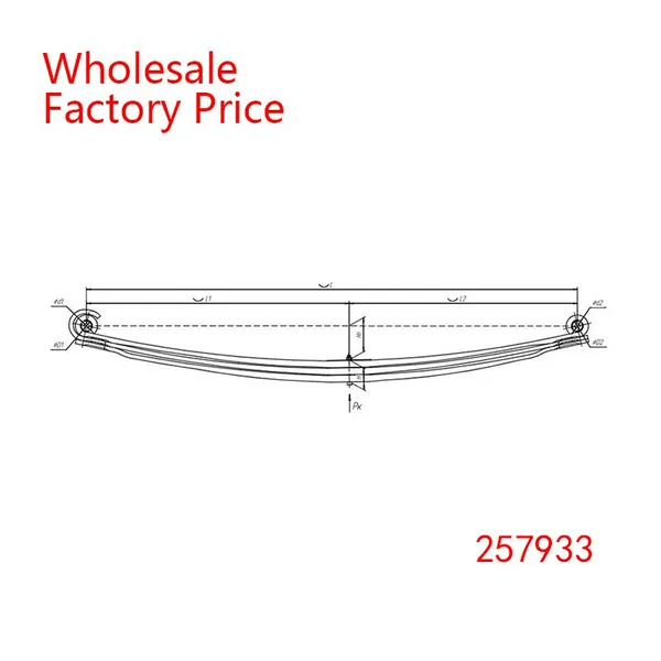 257933 Leaf Spring Set of Heavy Duty Vehicle Wholesale For Volvo photo-2