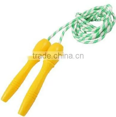 Silicone handle skipping jump rope