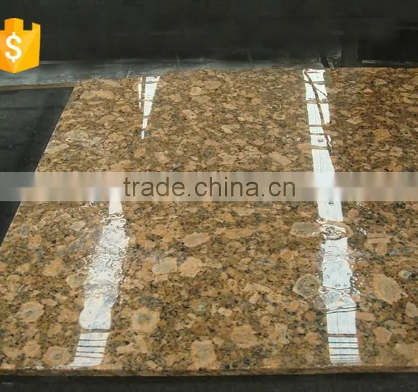 Alternative Beautiful Golden Diamond Grain Granite Tiles photo-3