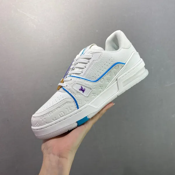 Louis Vuitton LV Louis Vuitton Board Shoes New LV Trainer Latest Color Sneakers Basketball Shoe Style Sneakers photo-3