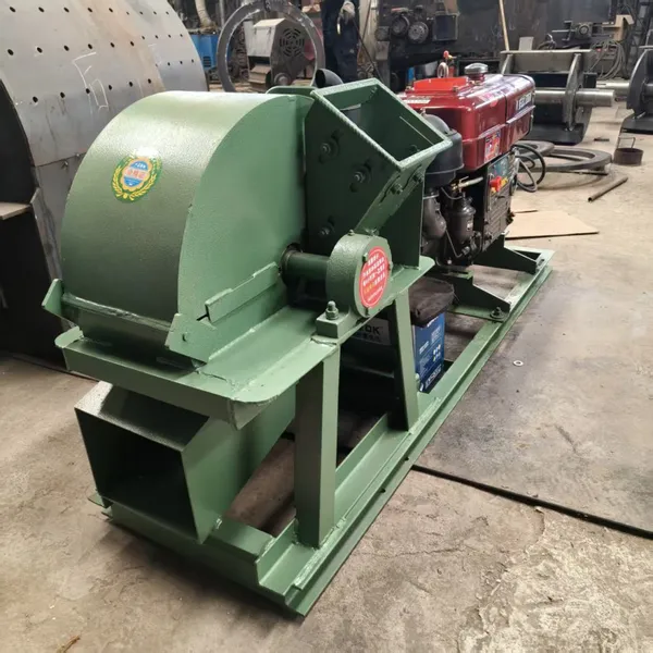 Automatic Feed Wood Shredder With Conveyor Belt System for Biomass Plants