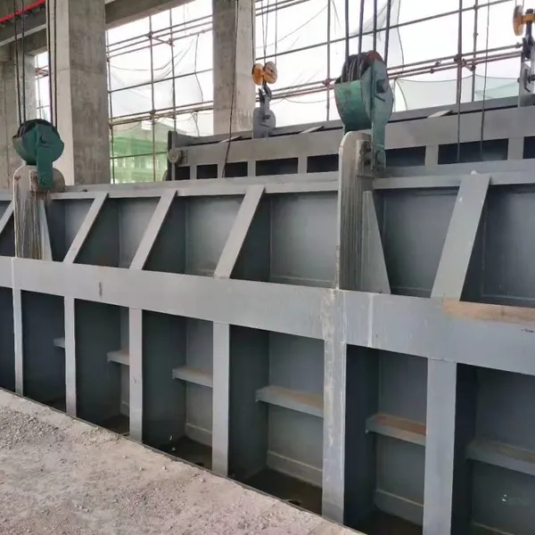 Manual Operation River Gate Valve DN900 for Water Treatment Plants