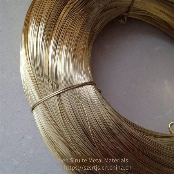 High-elasticity and Anti-fatigue Bronze Wire Qsn6.5-0.1 Extra-hard Phosphor Bronze Wire, Ultrafine and Bright Phosphor Bronze Wire photo-2