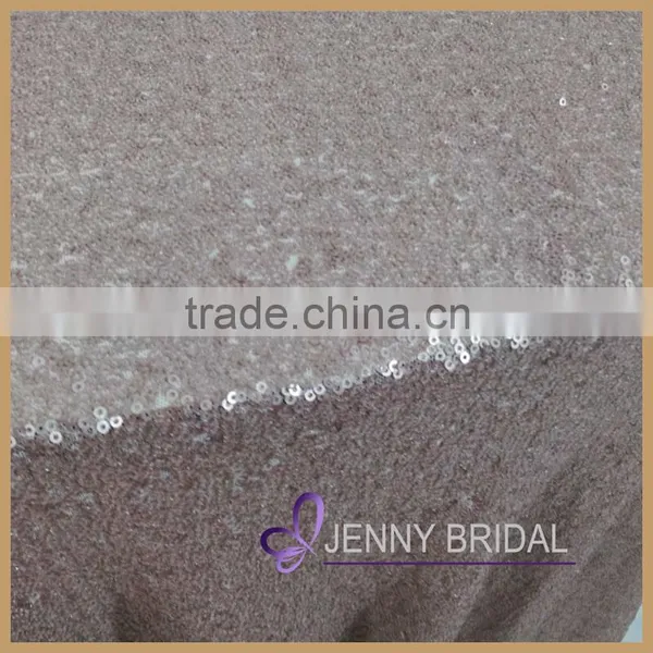 SQN64#19 China Wholesale Steady Quality Wedding Tablecloth Round Champagne photo-2