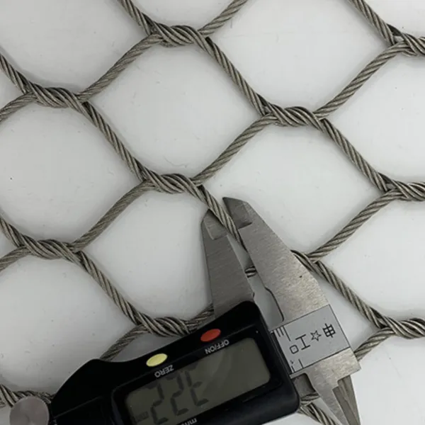 Сетка из нержавеющей стали 304 диаметром 2,0 мм для зоопарковых вольеров с ячейками размером 50x50 мм