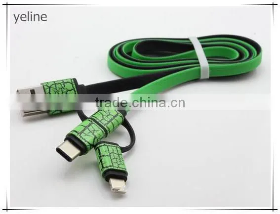 2016 New Products Multi Usb Connector Cable, 3 in 1usb Flat Cable photo-2