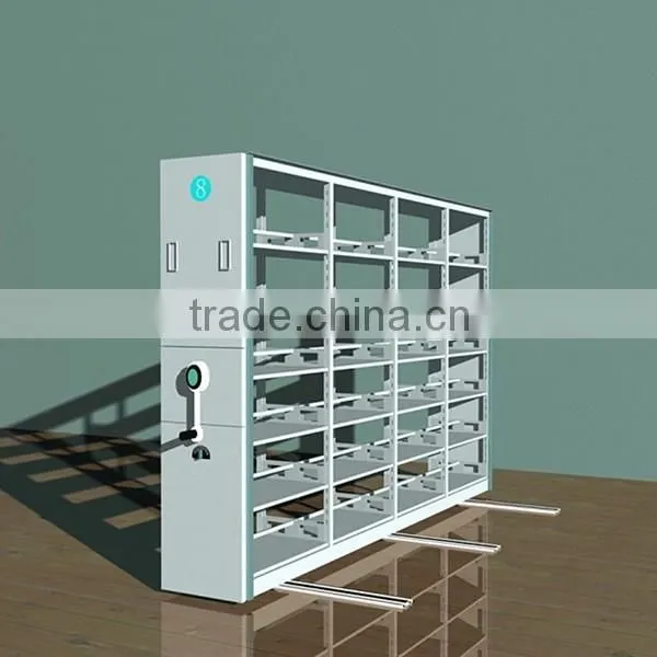 Library/school Furniture Mobile Compact Cabinet/ Manual Mass Shelf /Compact Shelving System photo-4