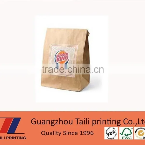 Custom Heat Seal Kraft Paper Packaging Bags