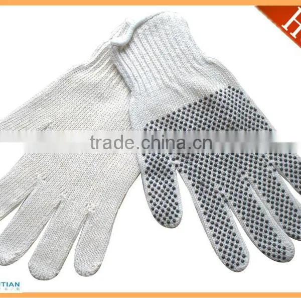 PVC Dotted Glove Cotton Gloves Working Gloves photo-3