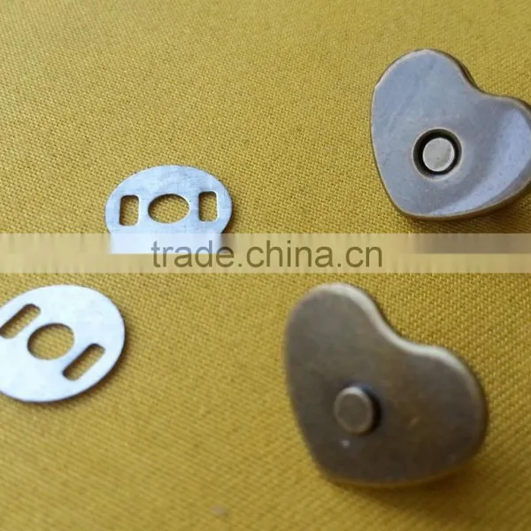 Heart Shape Magnet Snap Button For Handbag -- SN1520 photo-3