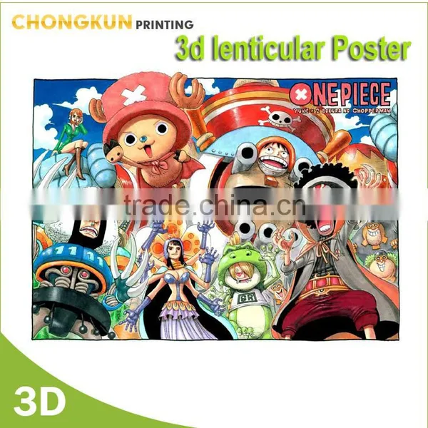 Hot Sale 3D Cartoon Decorative Picture, 3D Wall Pictures With Lenticular Printing photo-4