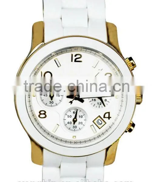 Silicon Band Luxury Comfortable Wear Lady Watch Made in China Factory photo-2