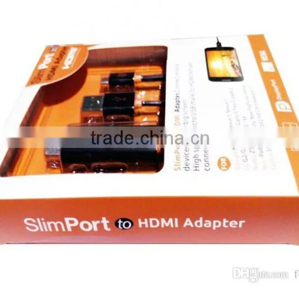 MyDP Full HD 1080P Newly Nexus Cable For LG G2 G3 G4 D801 Slim Port Slimport Adapter to HD A Micro USB to USB Phone MHL Cables photo-4