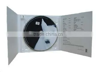 6 Panel Digipak With 1 CD Holder for 120MM CD/DVD Replication