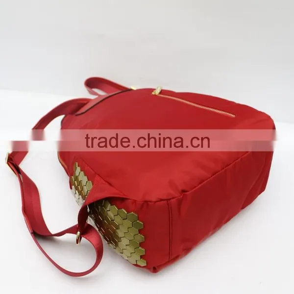 The New Red Embossed Leather Casual Backpack, Wemen Handbags photo-4