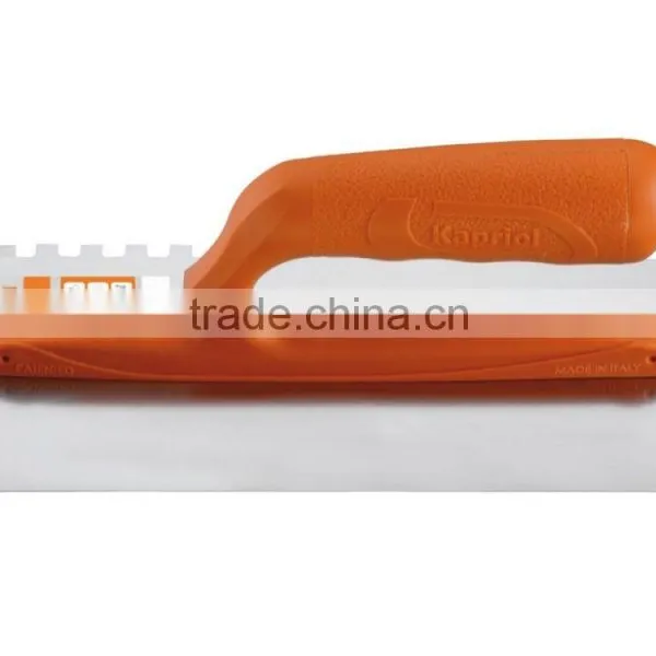 KAPRIOL SERRATED PLASTERING TROWEL TRI-COMPONENT HANDLE photo-3