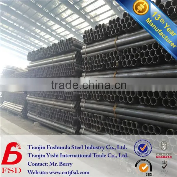 #erw Steel Iron Black Pipe Round Square Rectangular Hollow Section Hot Rolled