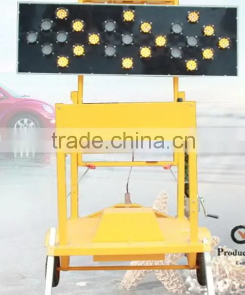 Solar Powered Arrow Boards Trailer/Solar Arrow Board Sign Trailer