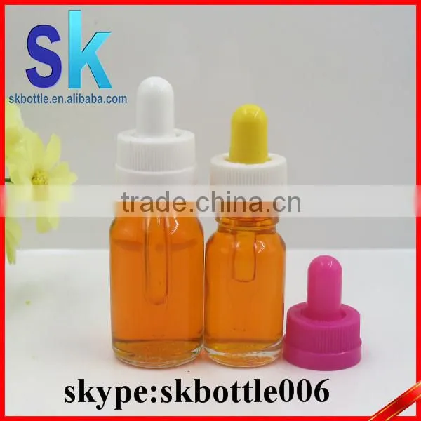 1oz Clear Glass e Liquid Bottle With Glass Pipette photo-2