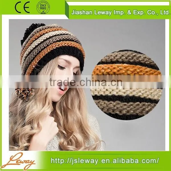High Quality China Sale Winter Knitted Beanie With Tassel photo-2